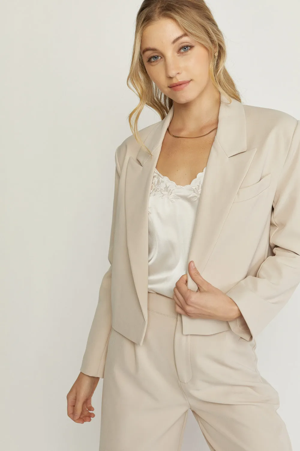 The Cia Cropped Blazer