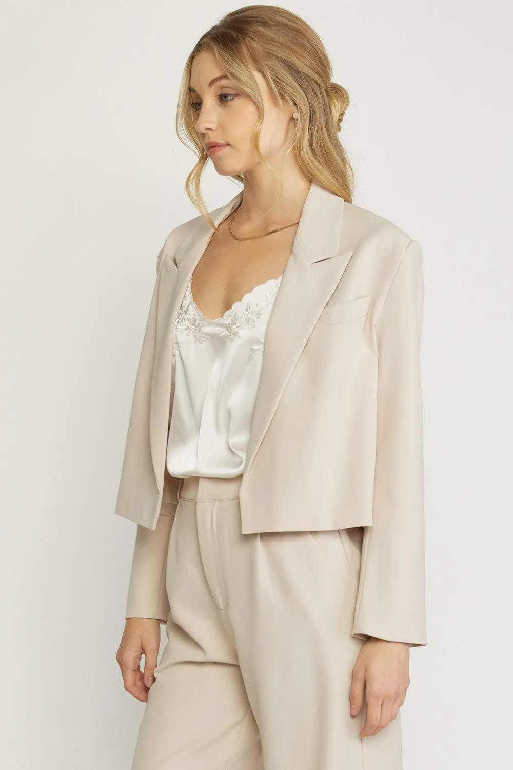 The Cia Cropped Blazer