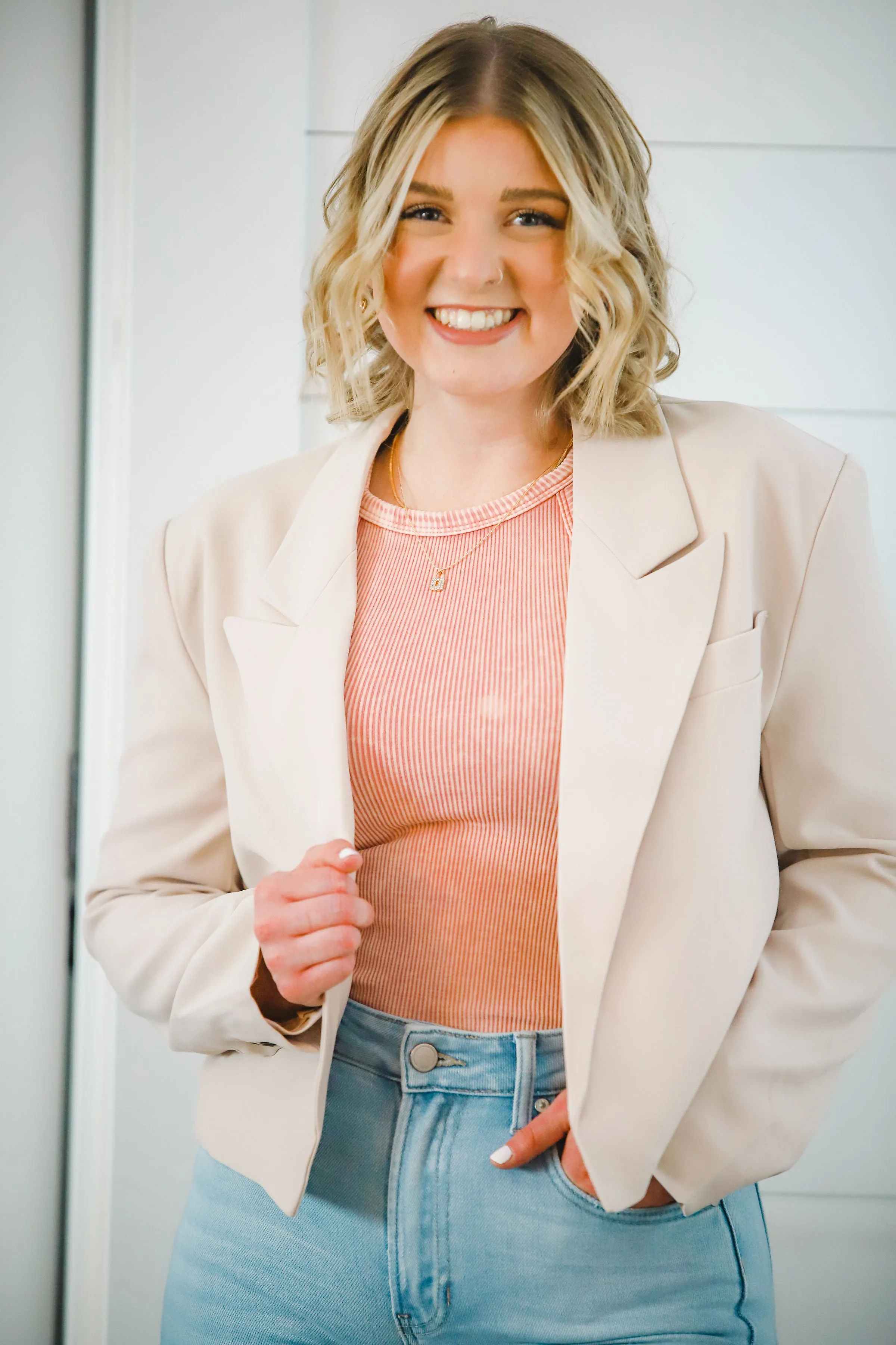 The Cia Cropped Blazer