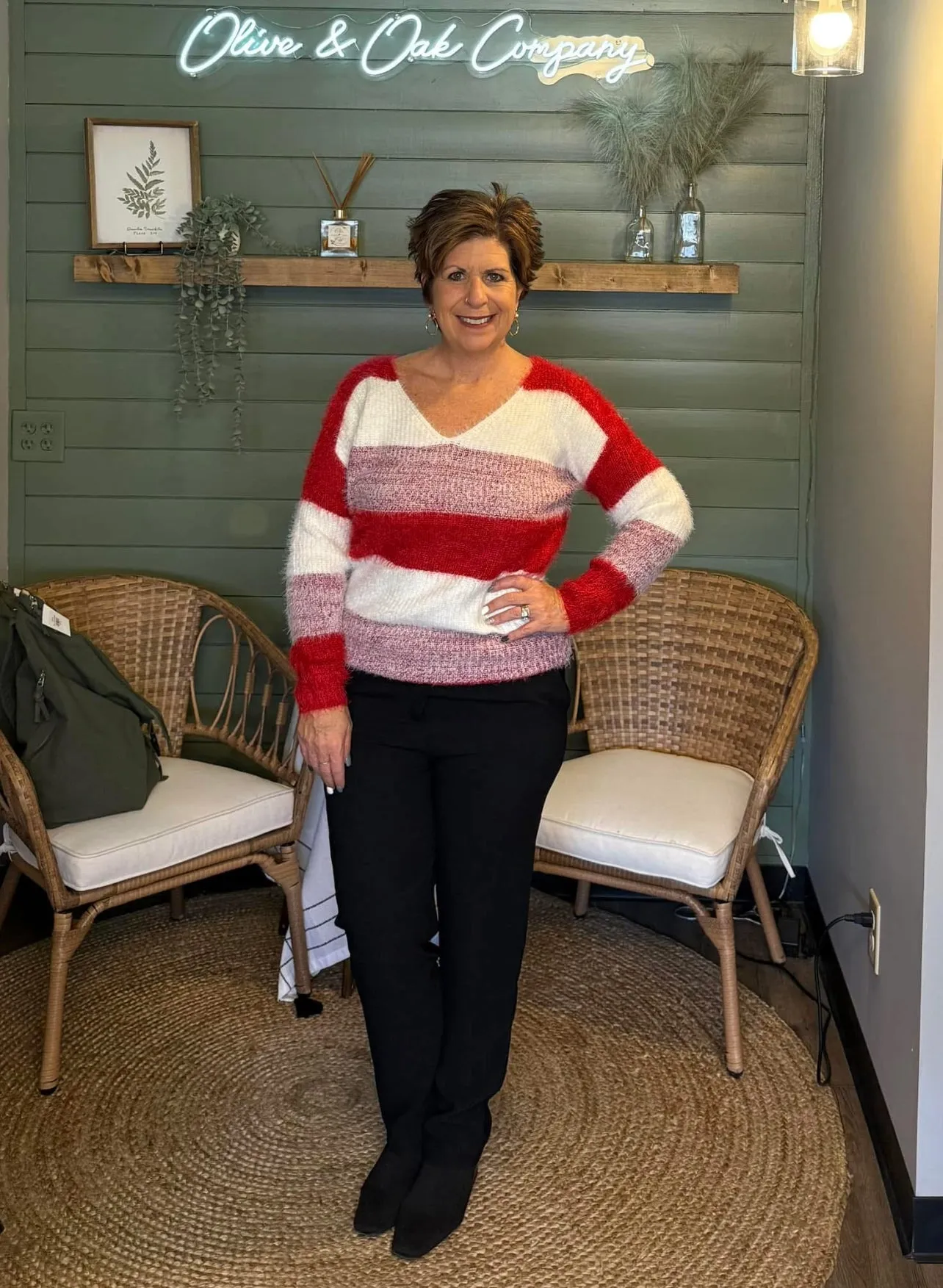 The Ruby Stripe Sweater