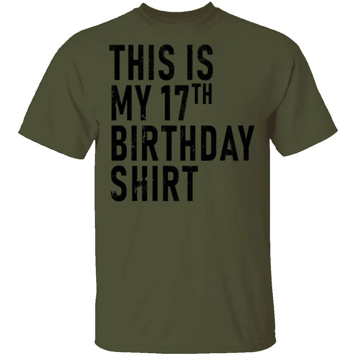 This Is My 17th Birthday Shirt T-Shirt