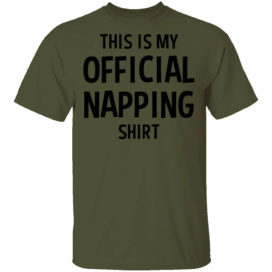 This is My Official Napping T-Shirt