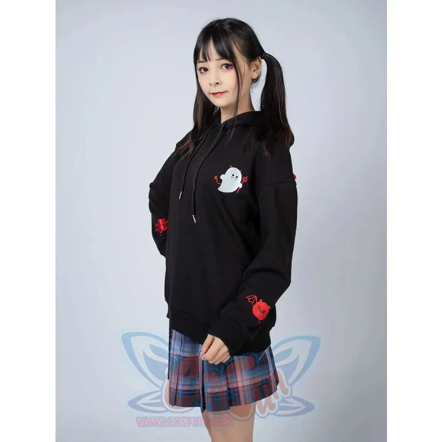 Trick or treat Little Devil Pattern Hoodies Halloween Pullover mp005916