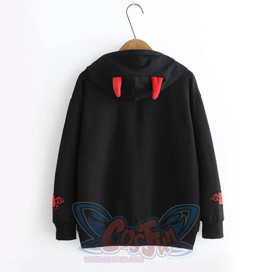 Trick or treat Little Devil Pattern Hoodies Halloween Pullover mp005916