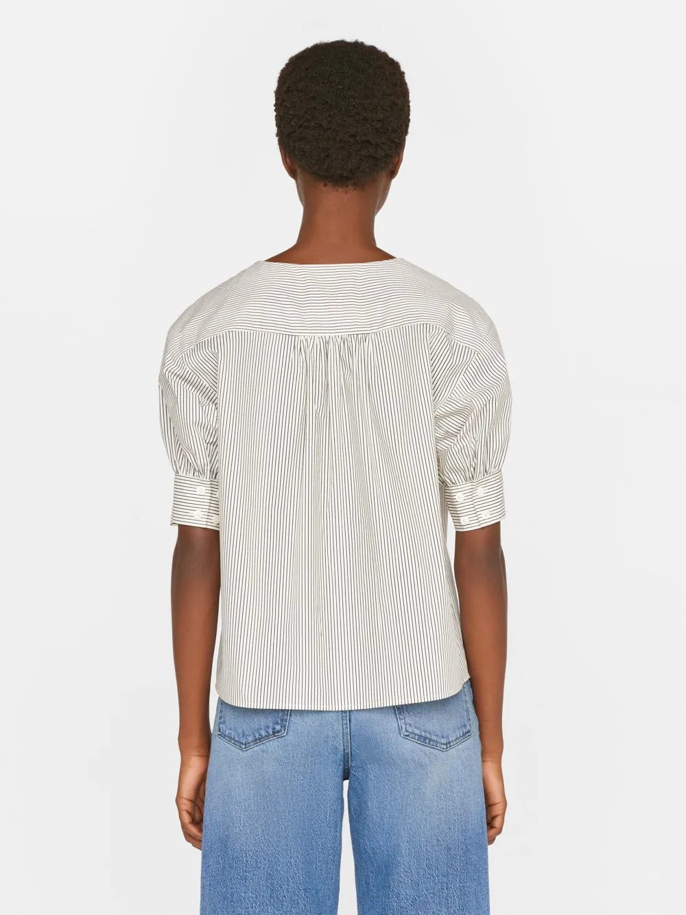 V-Neck Popover Top