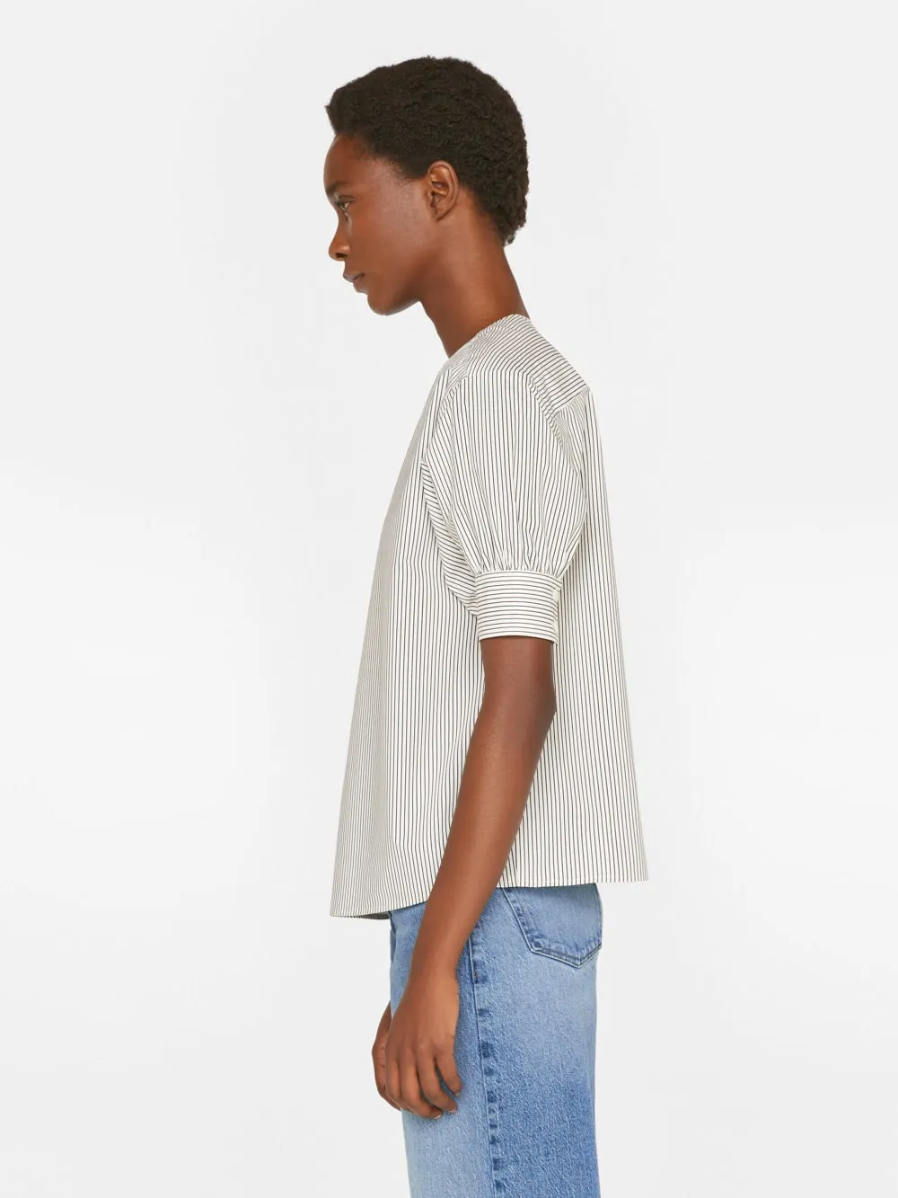 V-Neck Popover Top