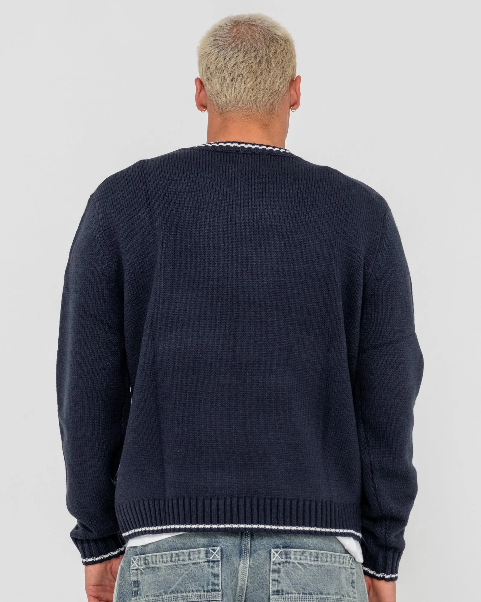 Venom Vee Neck Boxy Knit