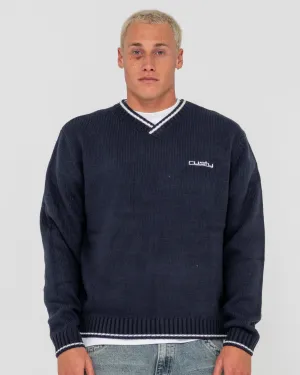 Venom Vee Neck Boxy Knit