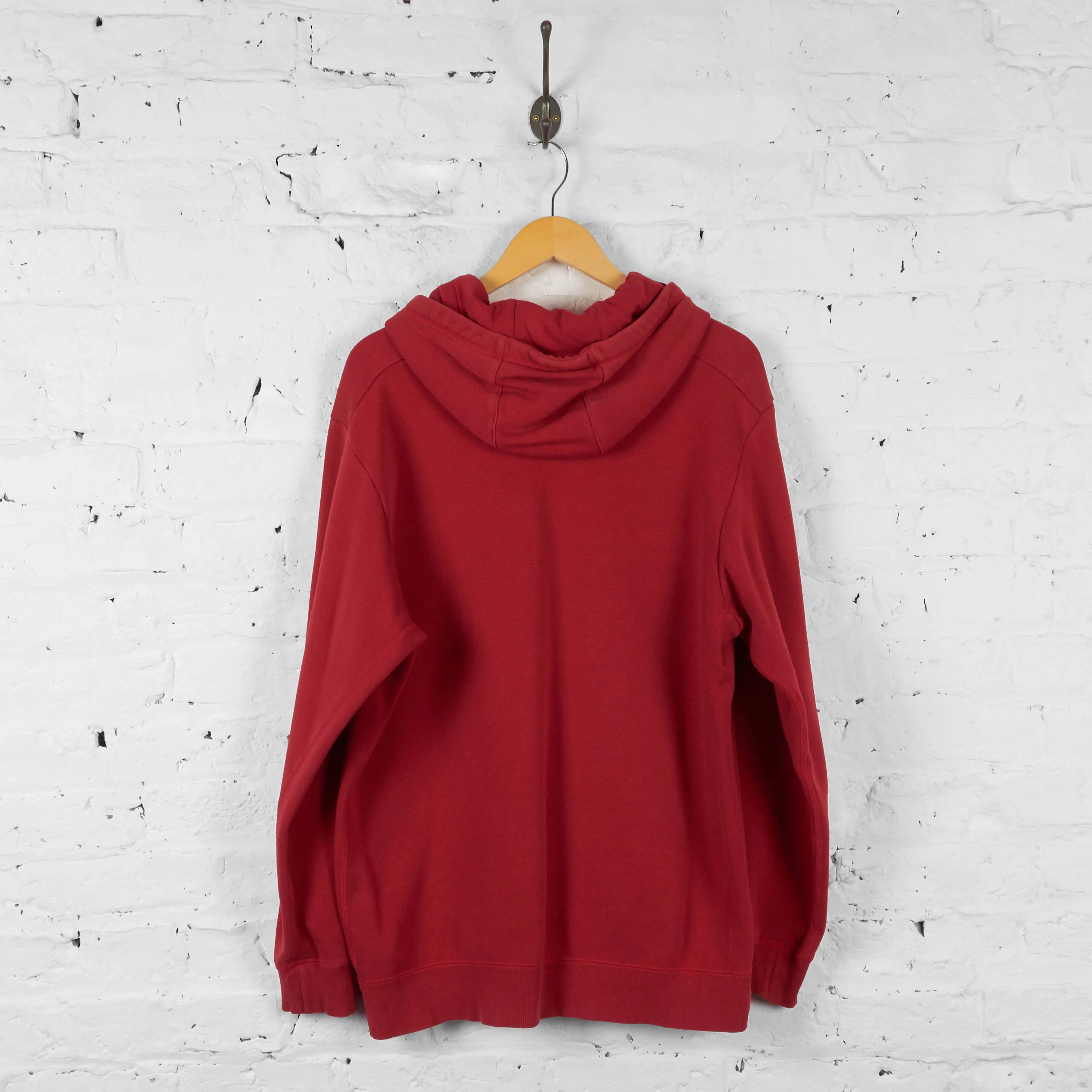 Vintage Adidas Hoodie - Red - XL