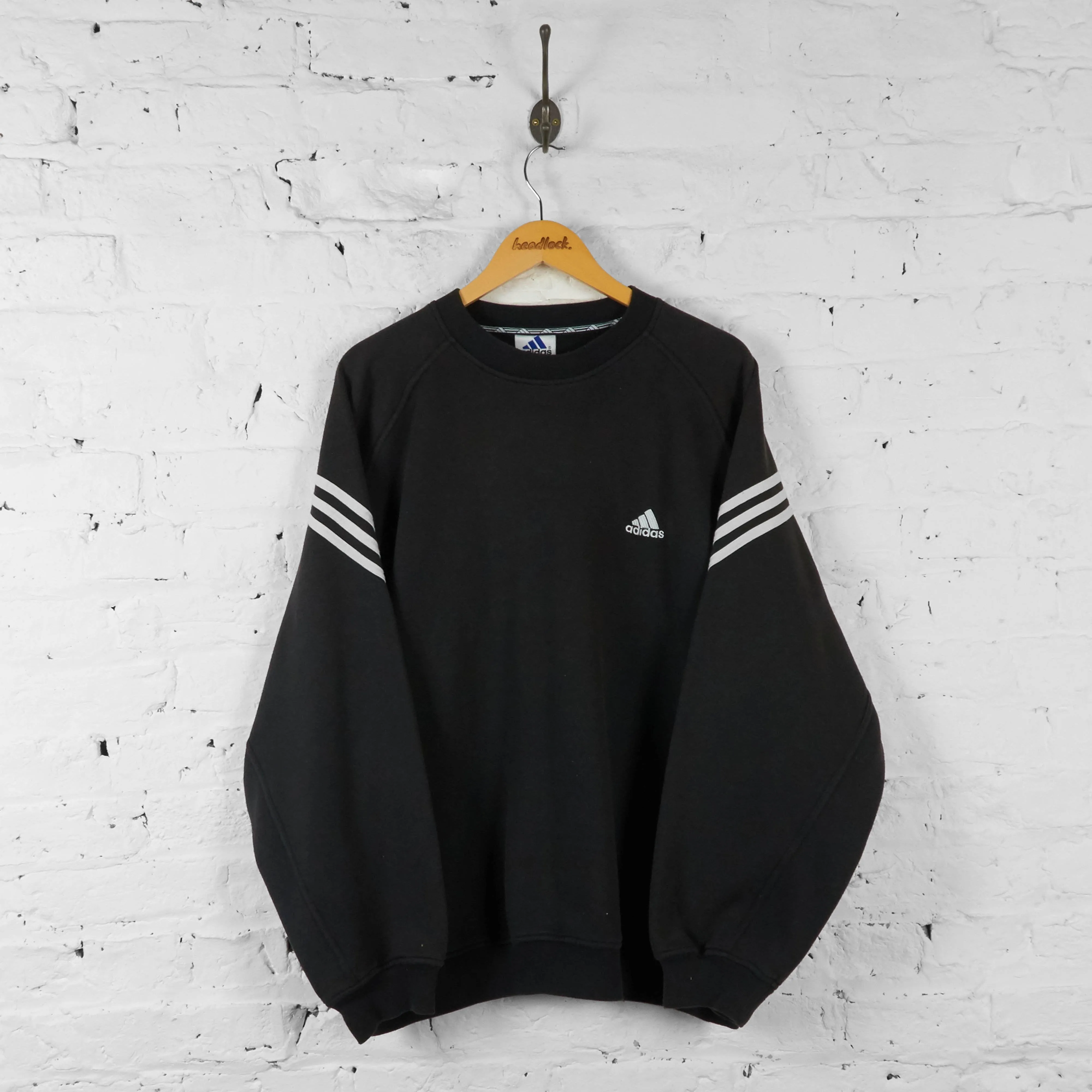 Vintage Adidas Sweatshirt - Black - L