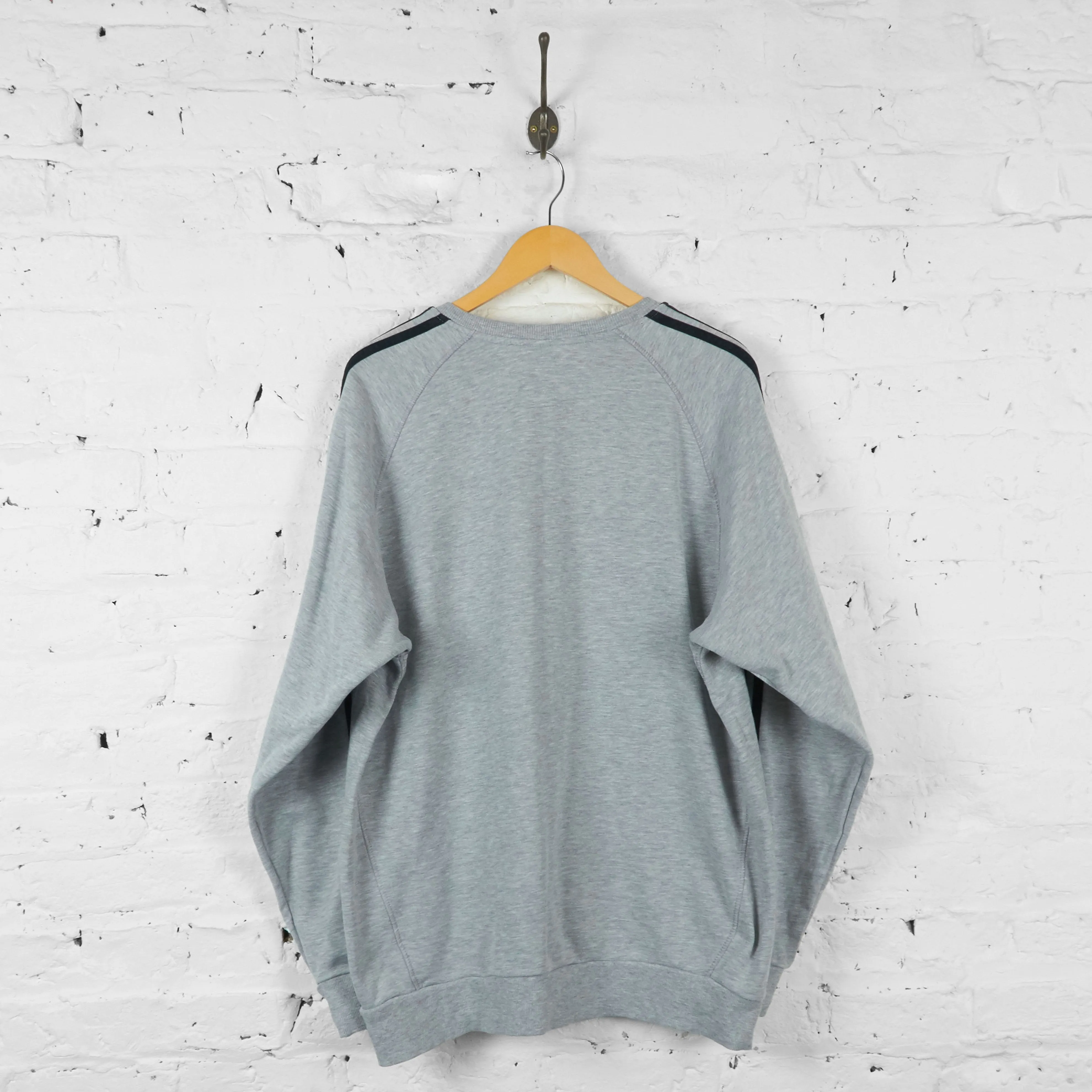 Vintage Adidas Sweatshirt - Grey - XXL