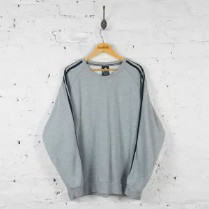 Vintage Adidas Sweatshirt - Grey - XXL