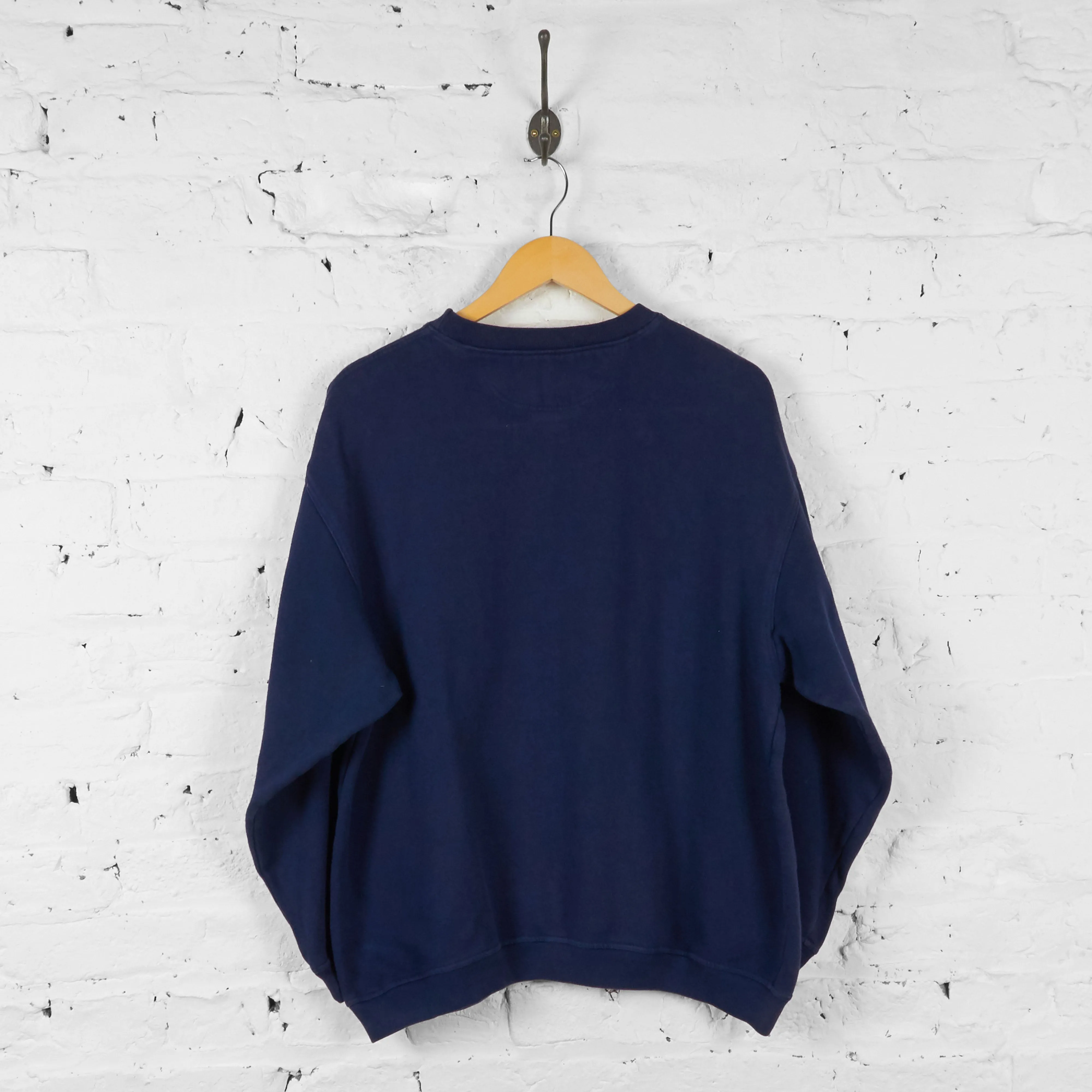Vintage Adidas Sweatshirt - Navy - L