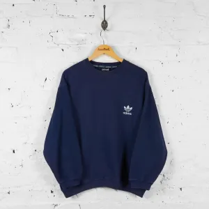 Vintage Adidas Sweatshirt - Navy - L
