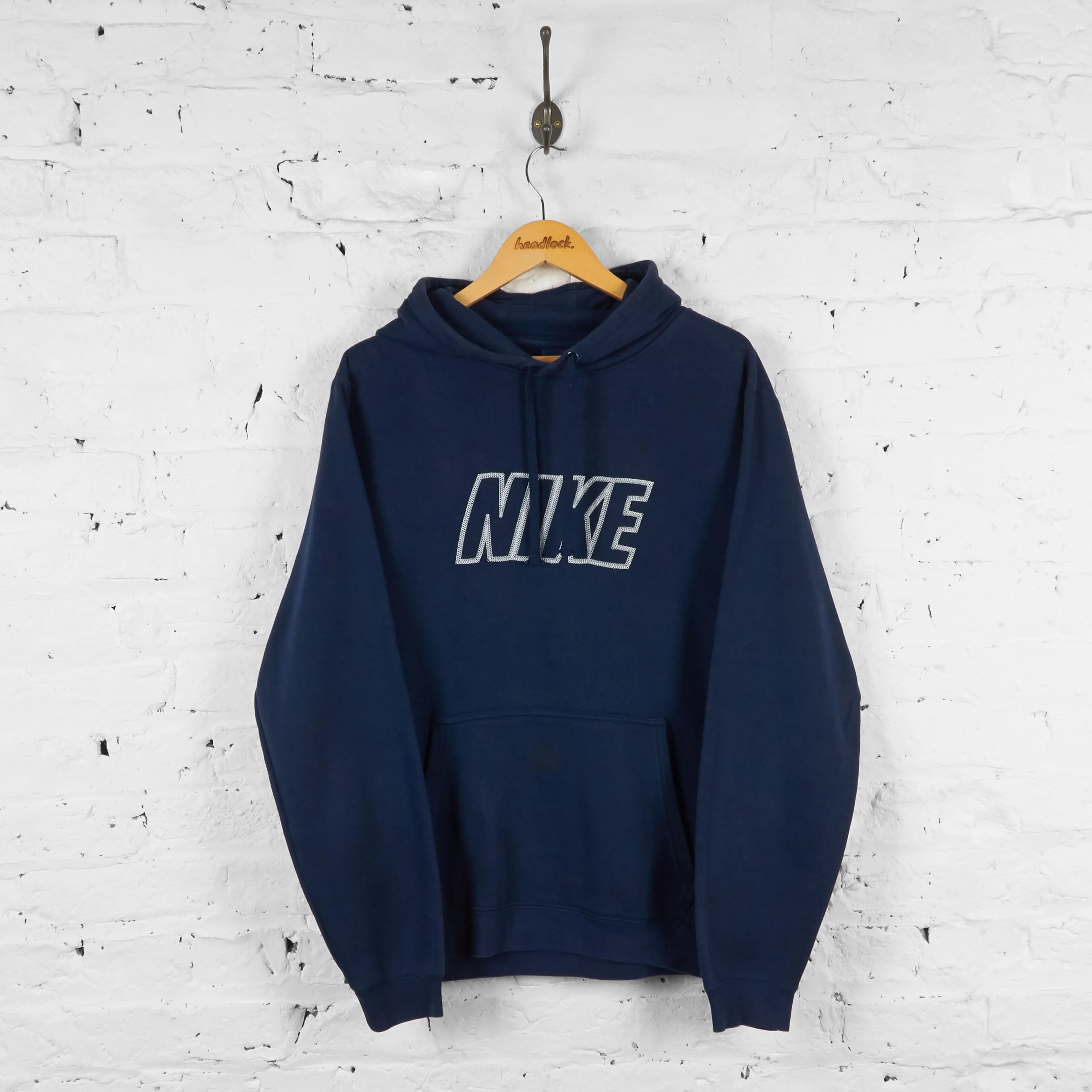 Vintage Nike Hoodie - Navy - L