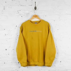 Vintage Nike Sweatshirt - Yellow - L