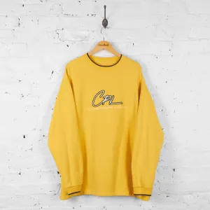 Vintage Ralph Lauren Chaps Sweatshirt - Yellow - XXL