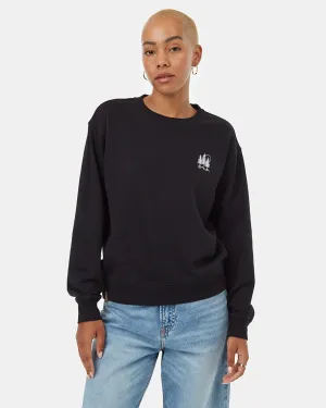 WOMEN'S TREEFLEECE GOLDEN SPRUCE CREWNECK